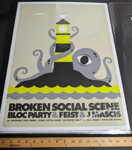 Broken Social Scene 2006 Concert Poster OOP0