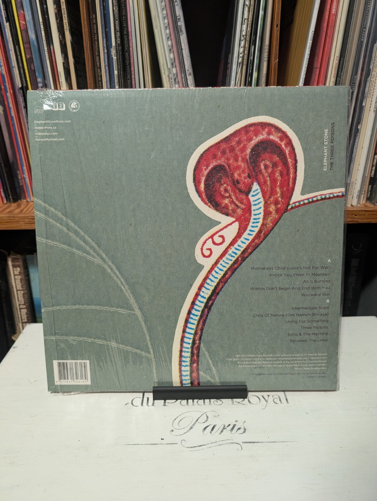 ELEPHANT STONE   THREE POISONS   12" RECORD + CD / OG PRINTED INSERTS1