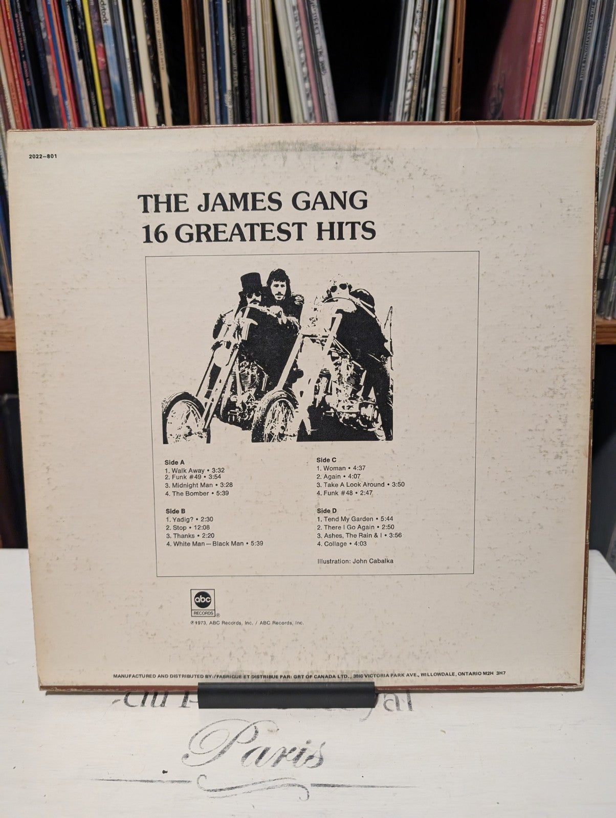 The James Gang 16 Greatest Hits 2x Vinyl LP ABC/MCA Records ABCX 801 2 19731