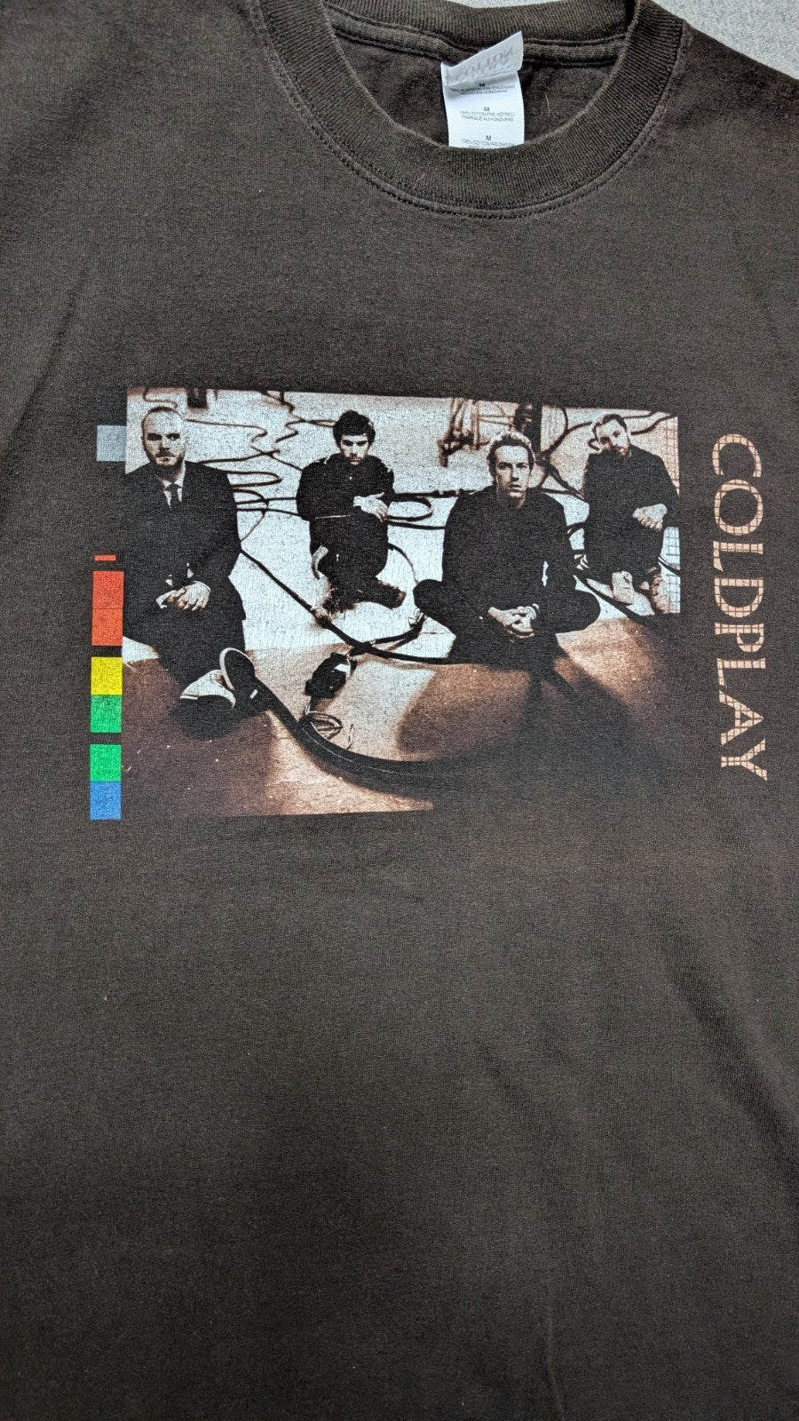 Coldplay  Twisted Logic  2005 Tour Shirt SzM5