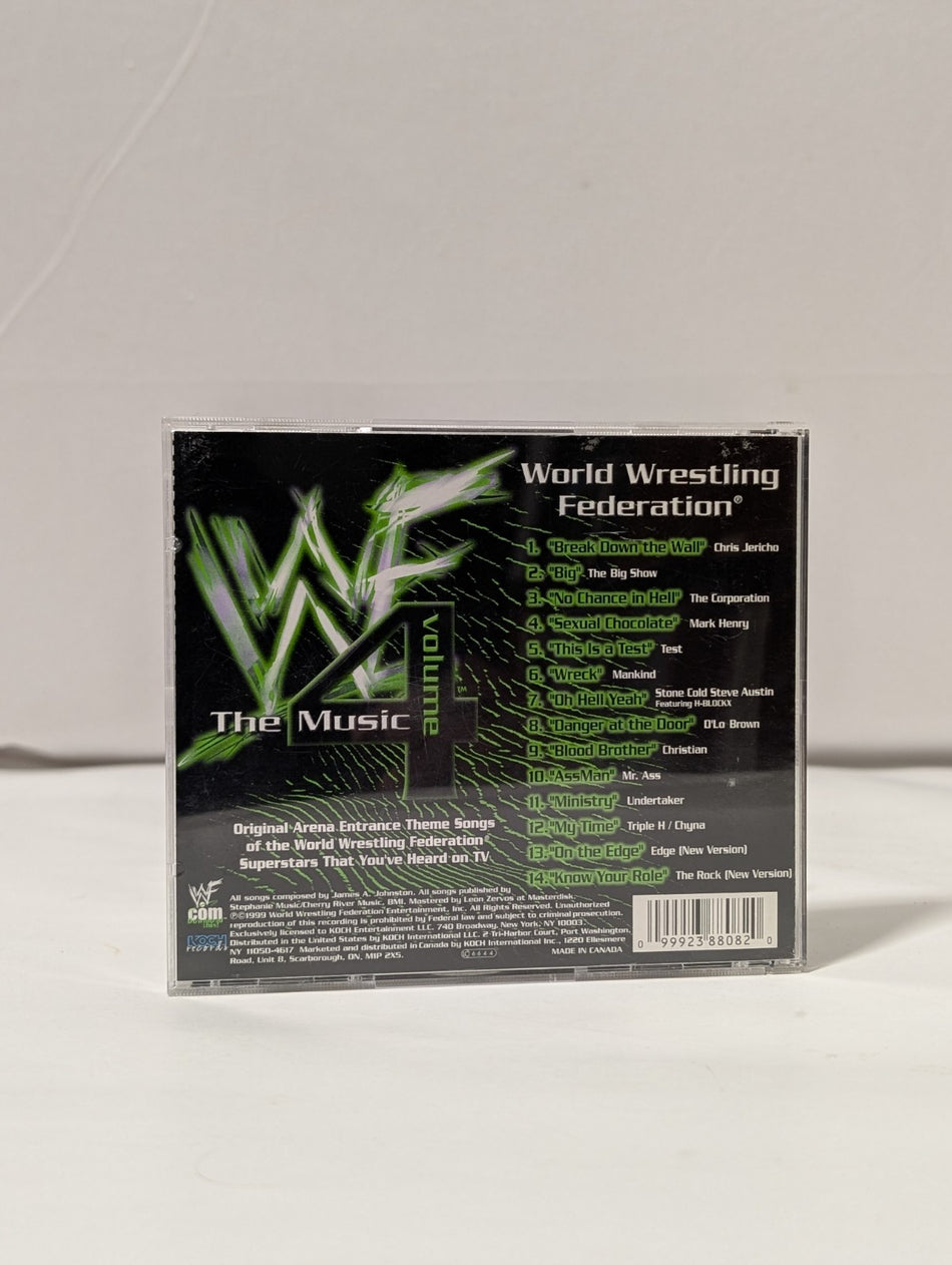 WWF - The Music - Volume 4 - CD - Compliation - 1999