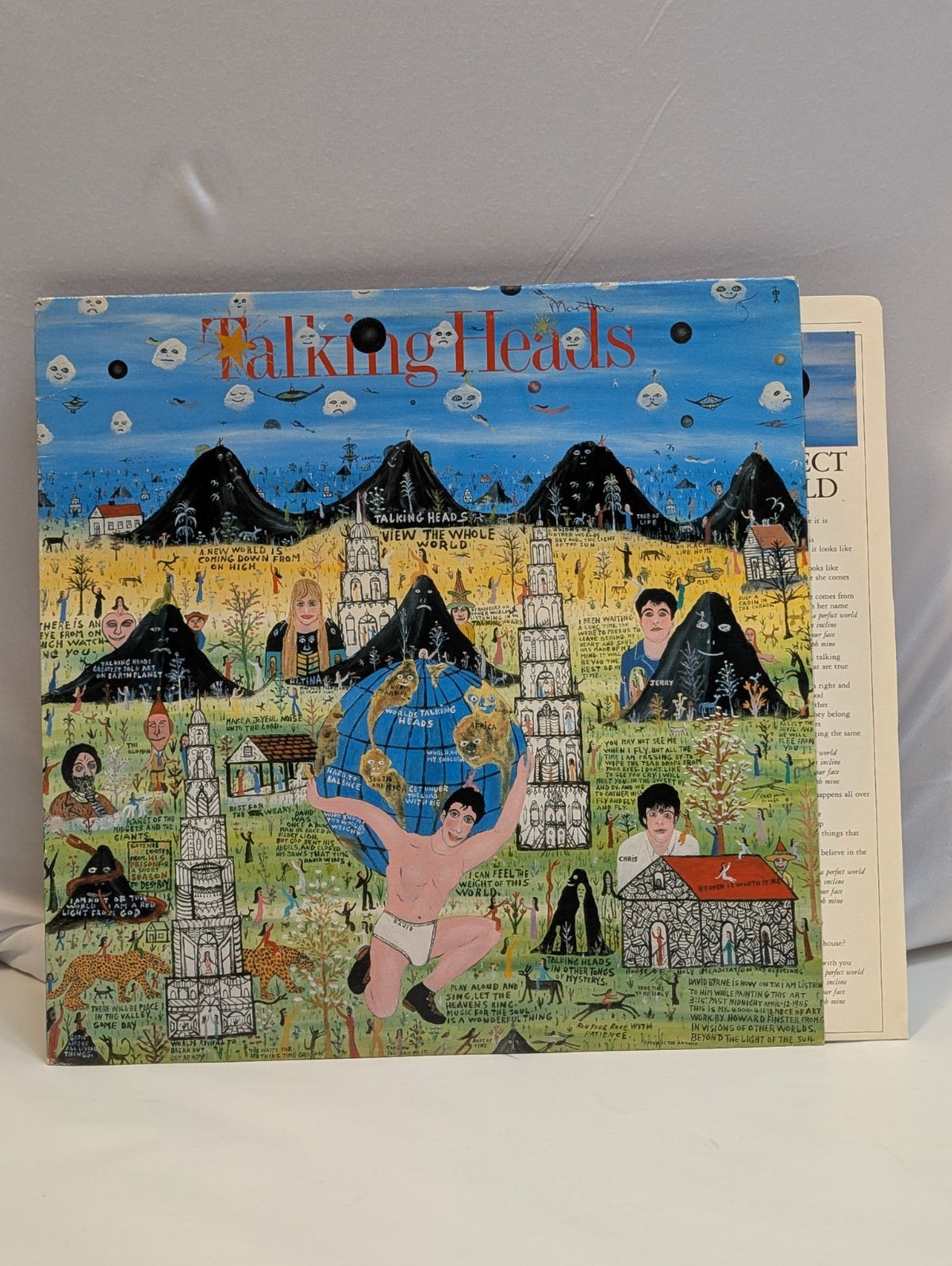 Vtg 1985 TALKING HEADS Album LITTLE CREATURES Vinyl 1ST PRESSING Lp