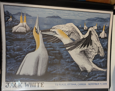 JACK WHITE - OTTAWA 2018 GIG POSTER 