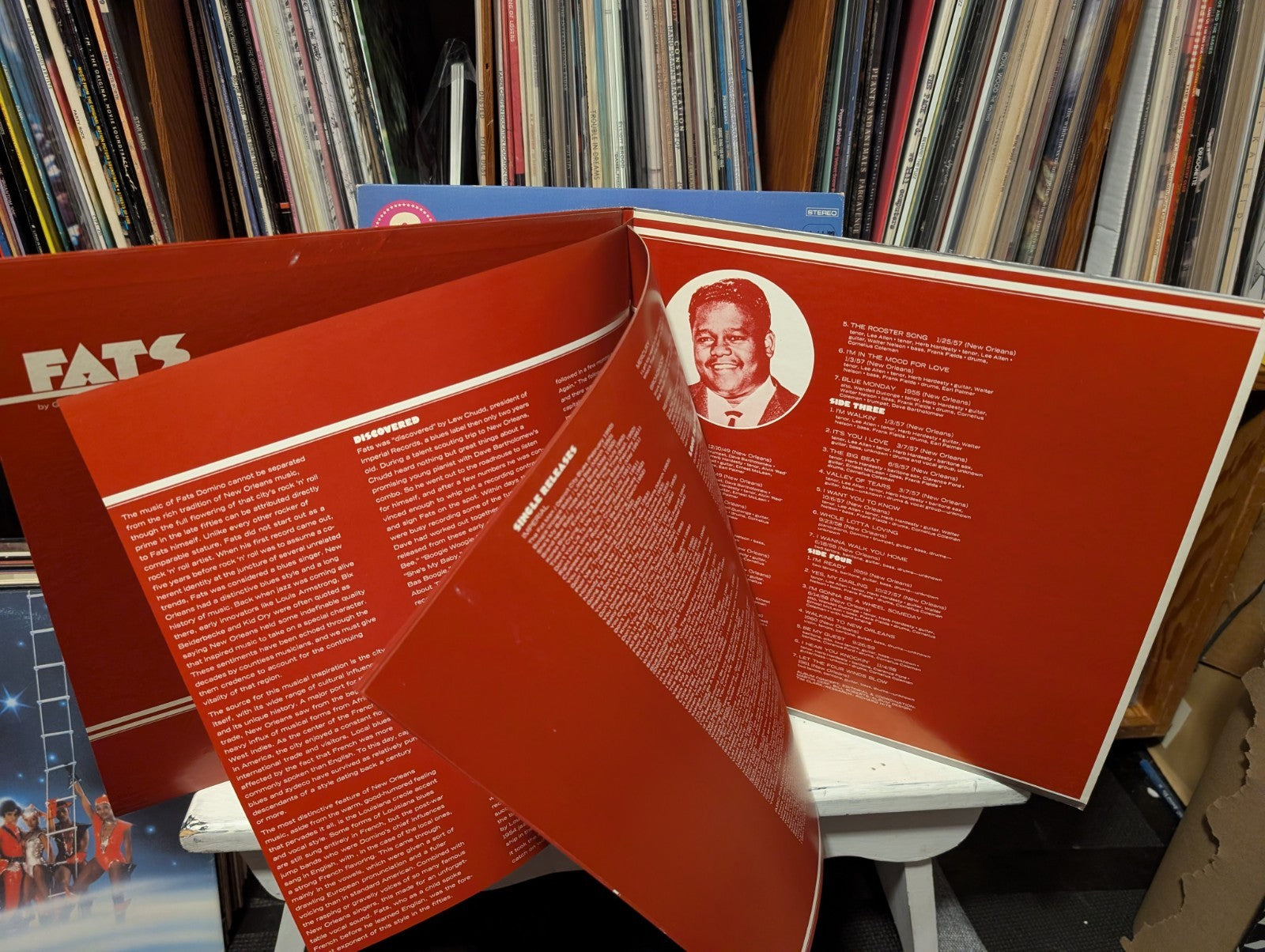 Fats Domino Lot of 3 Albums 4 x LPs   1975 Canada   Records6