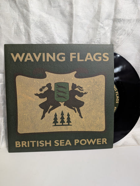 BRITISH SEA POWER - WAVING FLAGS - 7" RECORD X2
