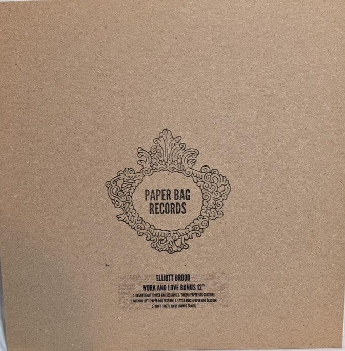 Elliot Brood 12" Vinyl Work And Love Bonus