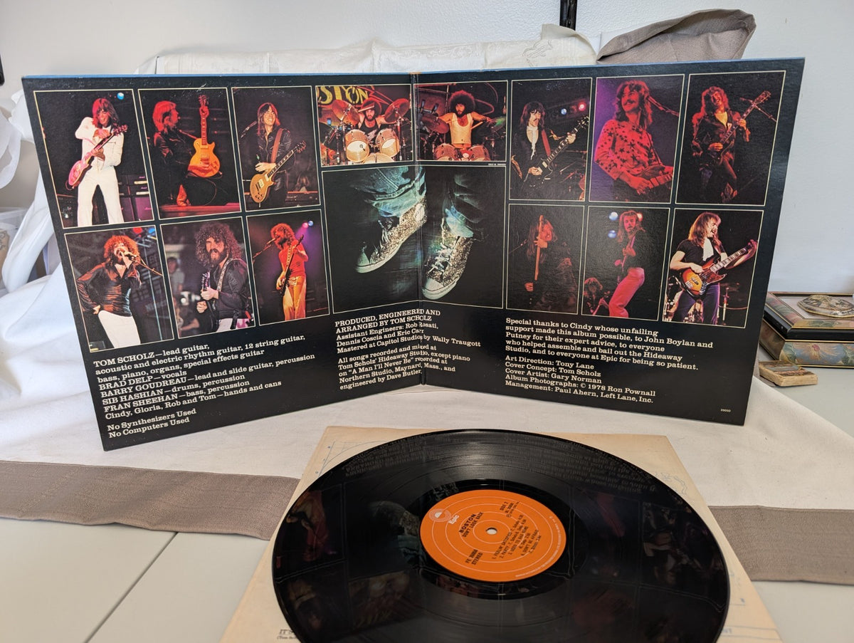 BOSTON - DON'T LOOK BACK - 1978 - LP- GATEFOLD - CAN #FE 35050