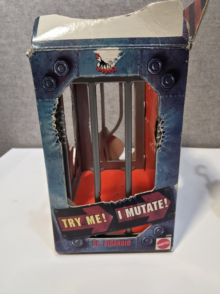 Vtg Street Sharks DR PIRANOID figure  100% original 1994 w missile & Box13