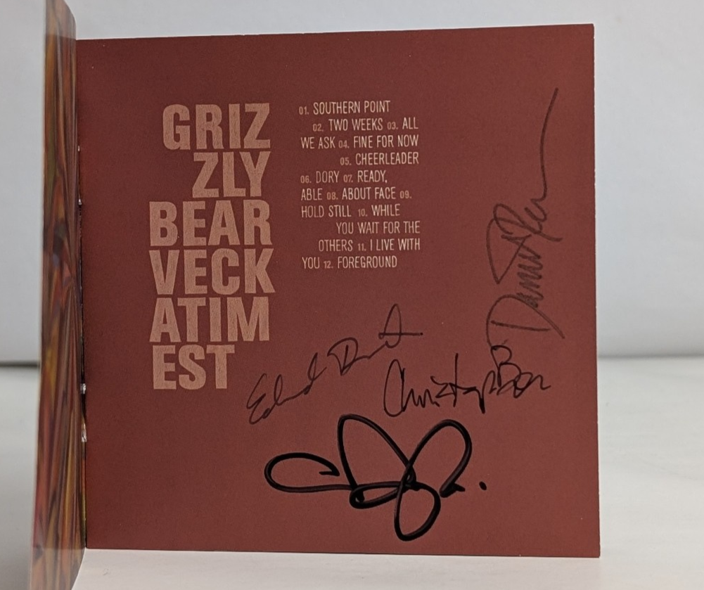 Grizzly Bear   Veckatimest   CD   2009   UK   *AUTOGRAPHED*0