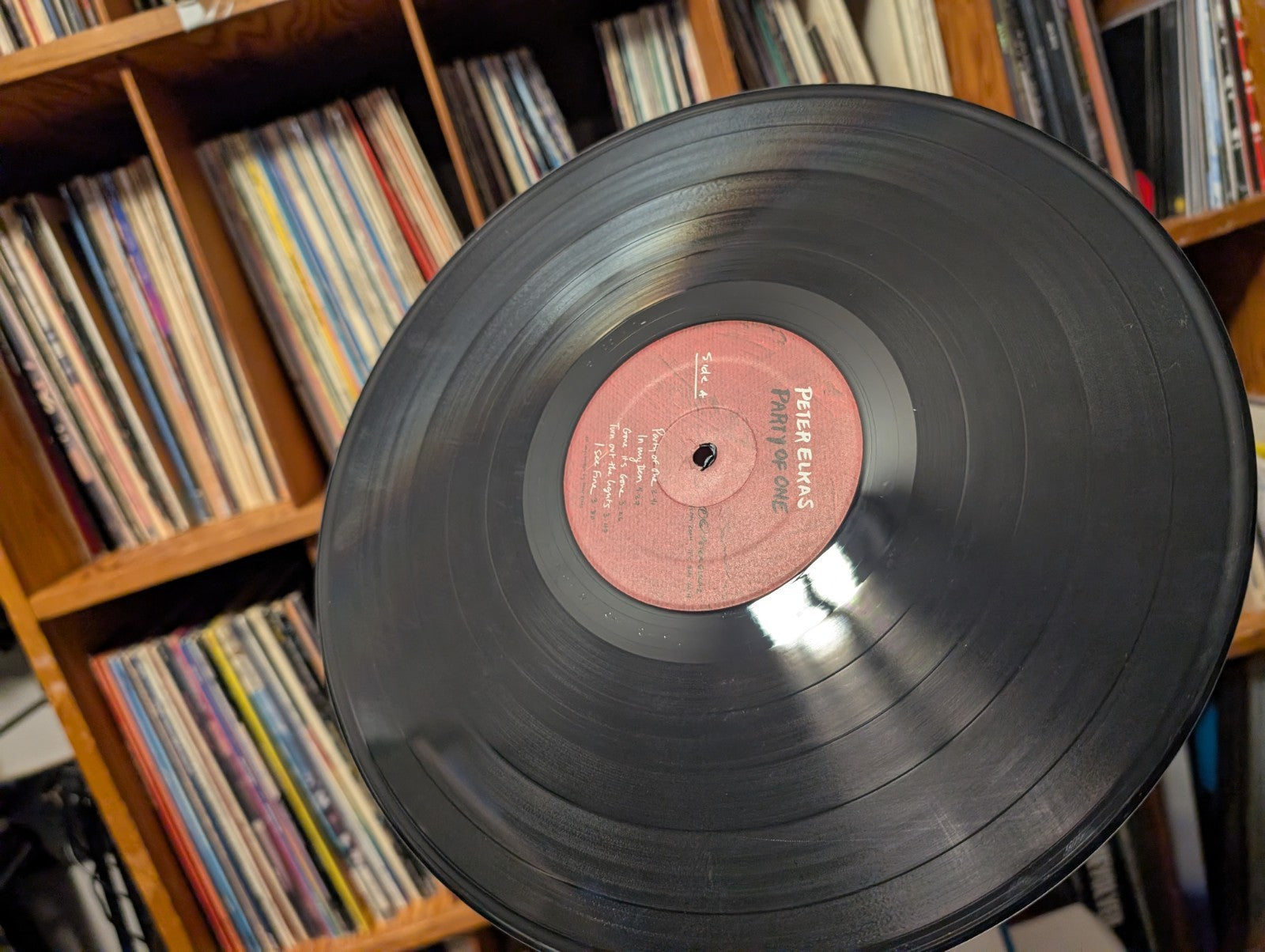 Peter Elkas - Party Of One -Vinyl-2014-Ltd#of200-AUTOGRAPHED-RARE6