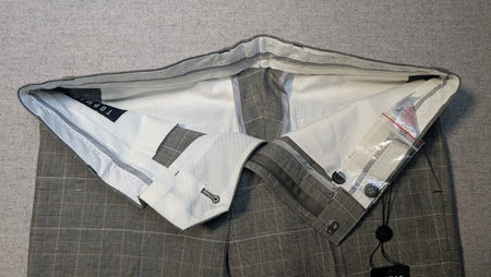 Topman Light Gray Plaid Suit Jacket(36R) & Pants(32R) - New With Tags9