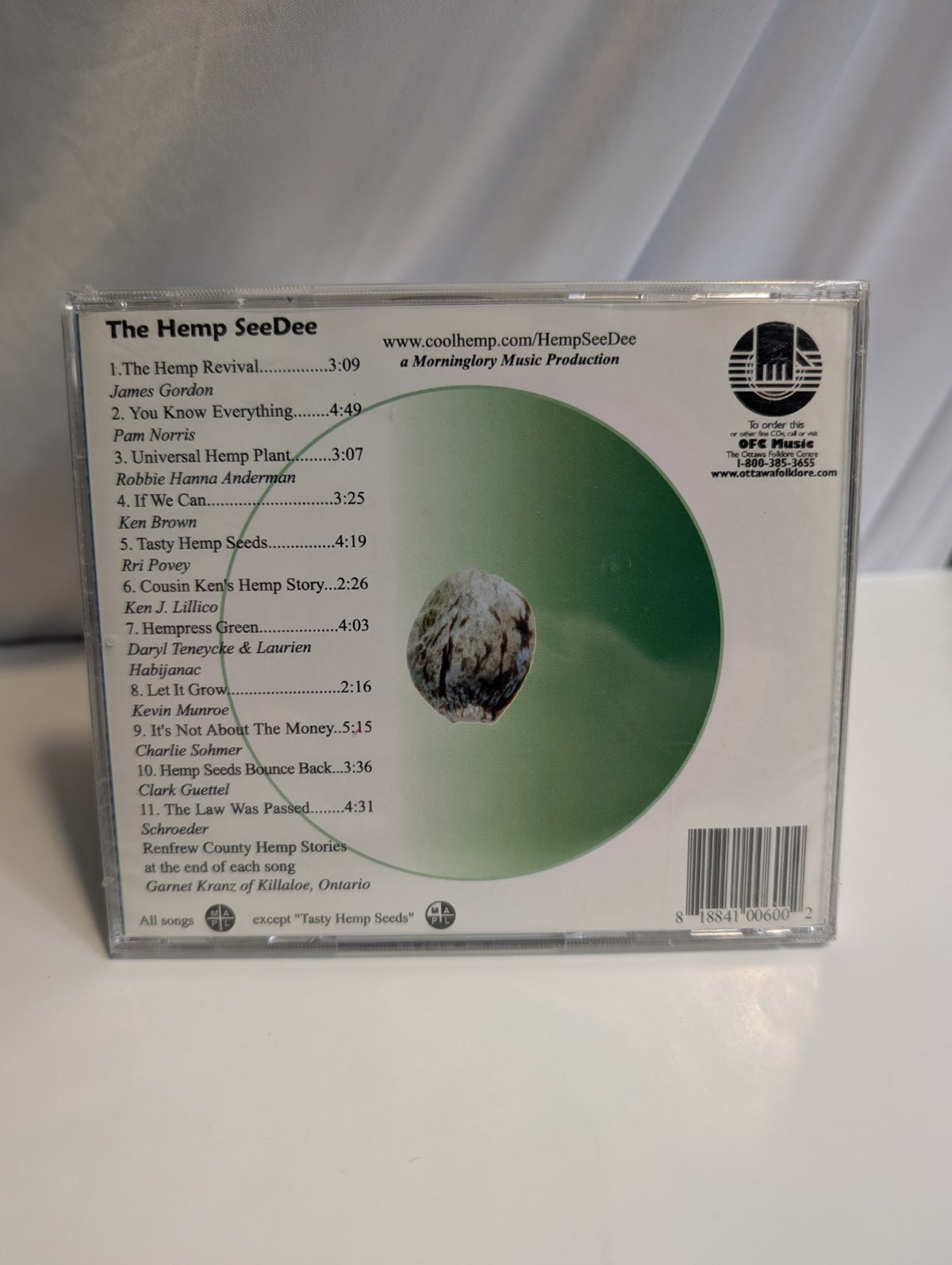 THE HEMP SEEDEE   A COMPILATION OF SONGS   CD   NEW1