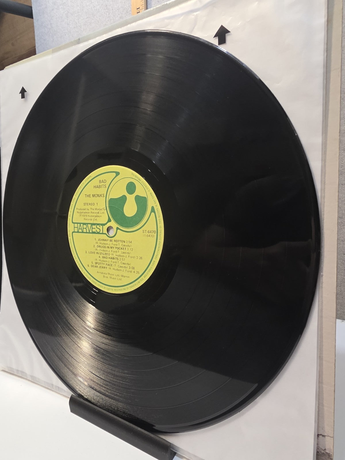 The Monks - Bad Habits - 12" Record -ST-6470 - Canada - 19809