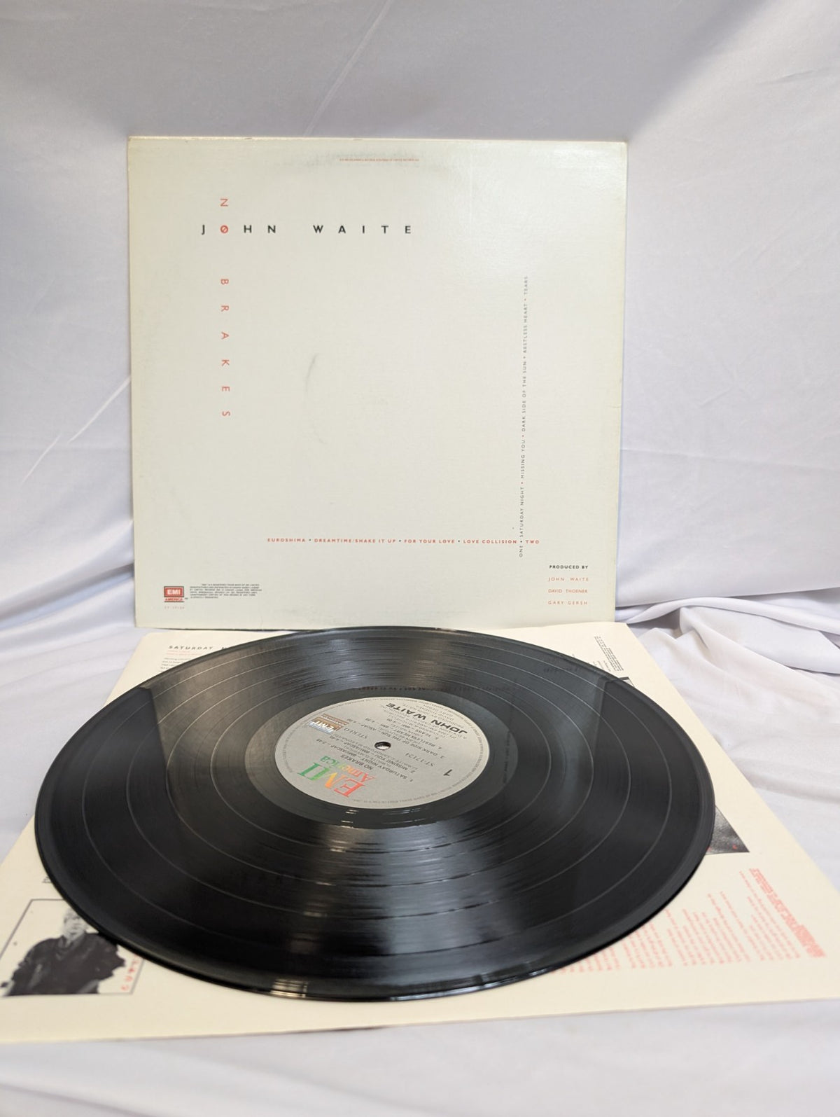 JOHN WAITE   NO BRAKES   LP  1984   CAN   # ST 171241