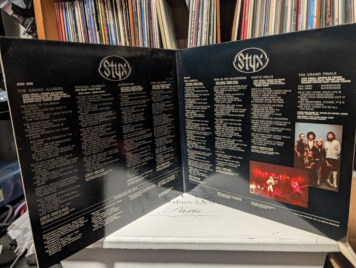 STYX The Grand Illusion LP 1977 A&M Audiophile Series Canadian Press SPJ 46372