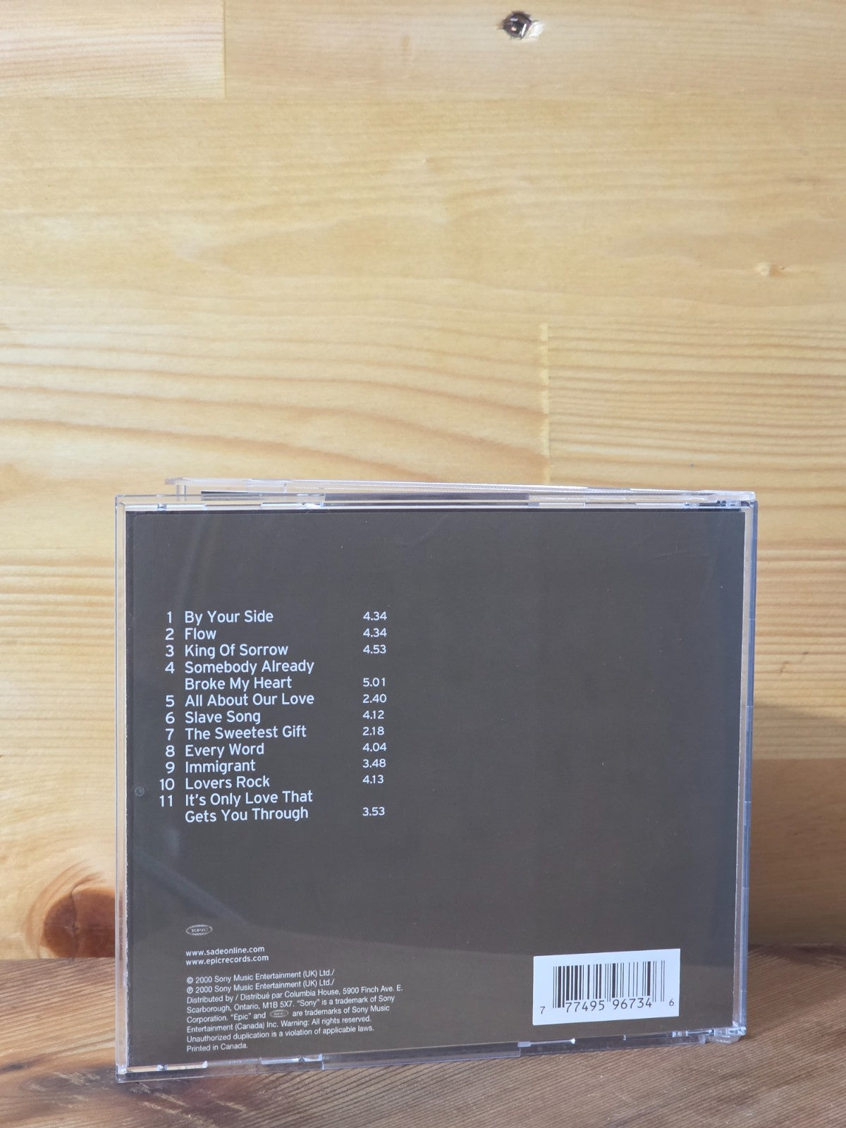 Sade - Lovers Rock - CD2