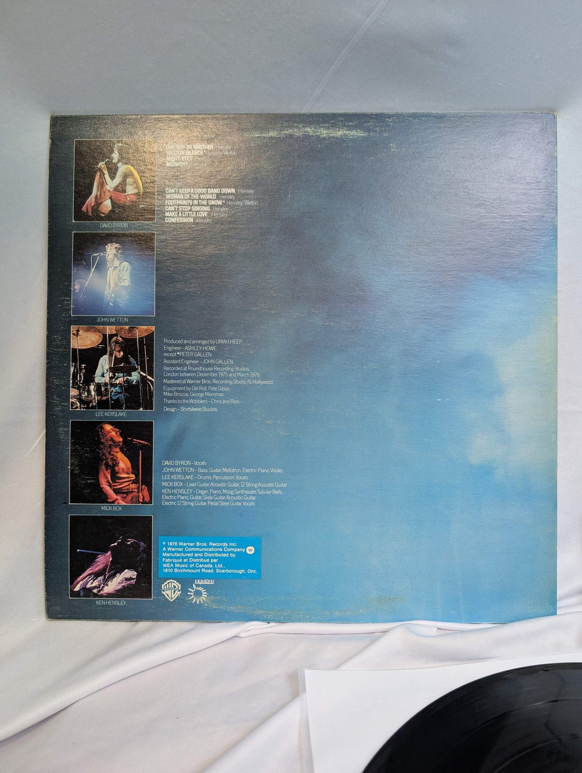 URIAH HEEP   HIGH AND MIGHTY  LP   CAN 1976 #BS 29491