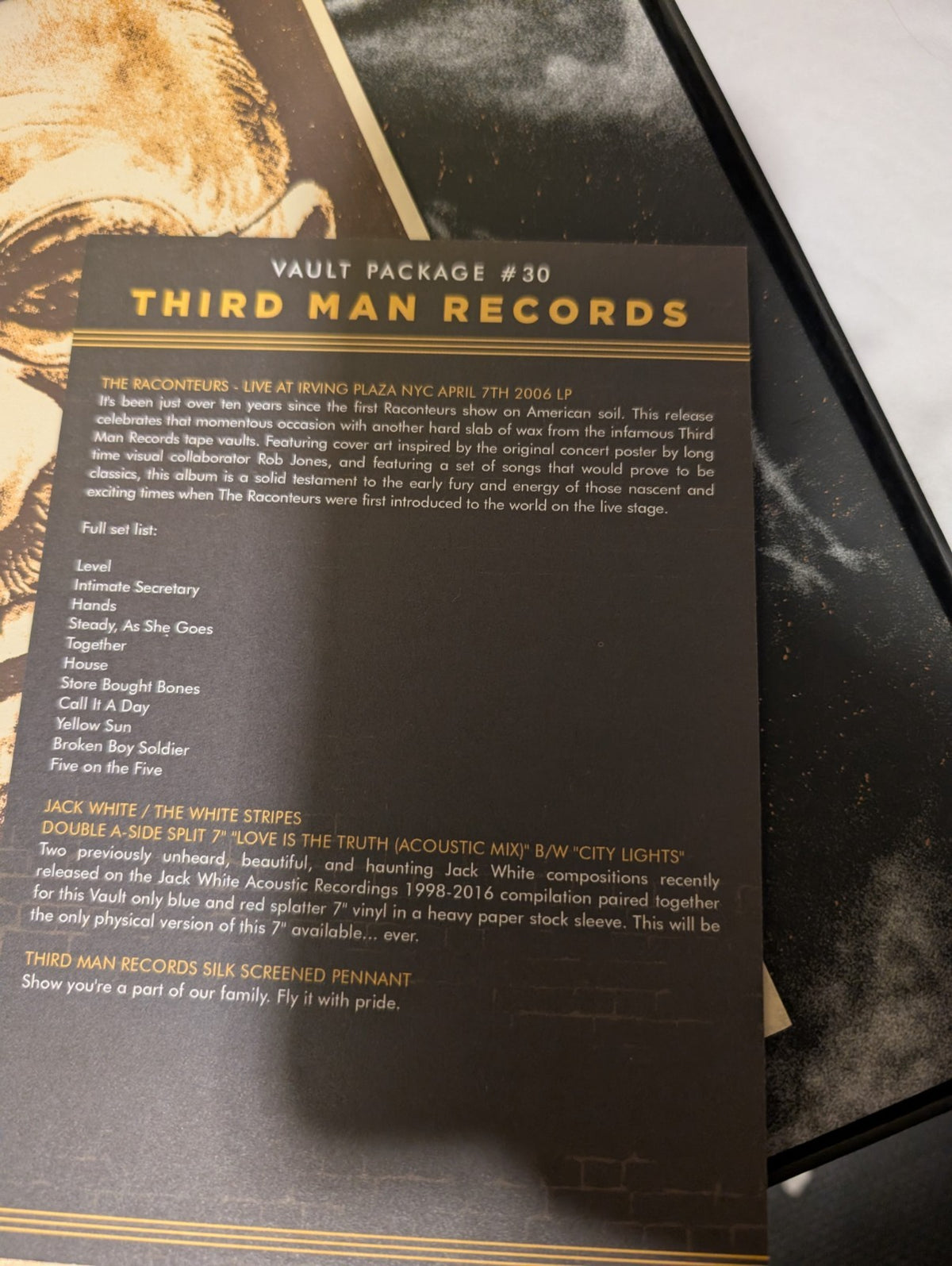 VAULT PACKAGE #30 LIMITED EDITION 2016 BOX SET  Jack White The Kills  Vinylx23
