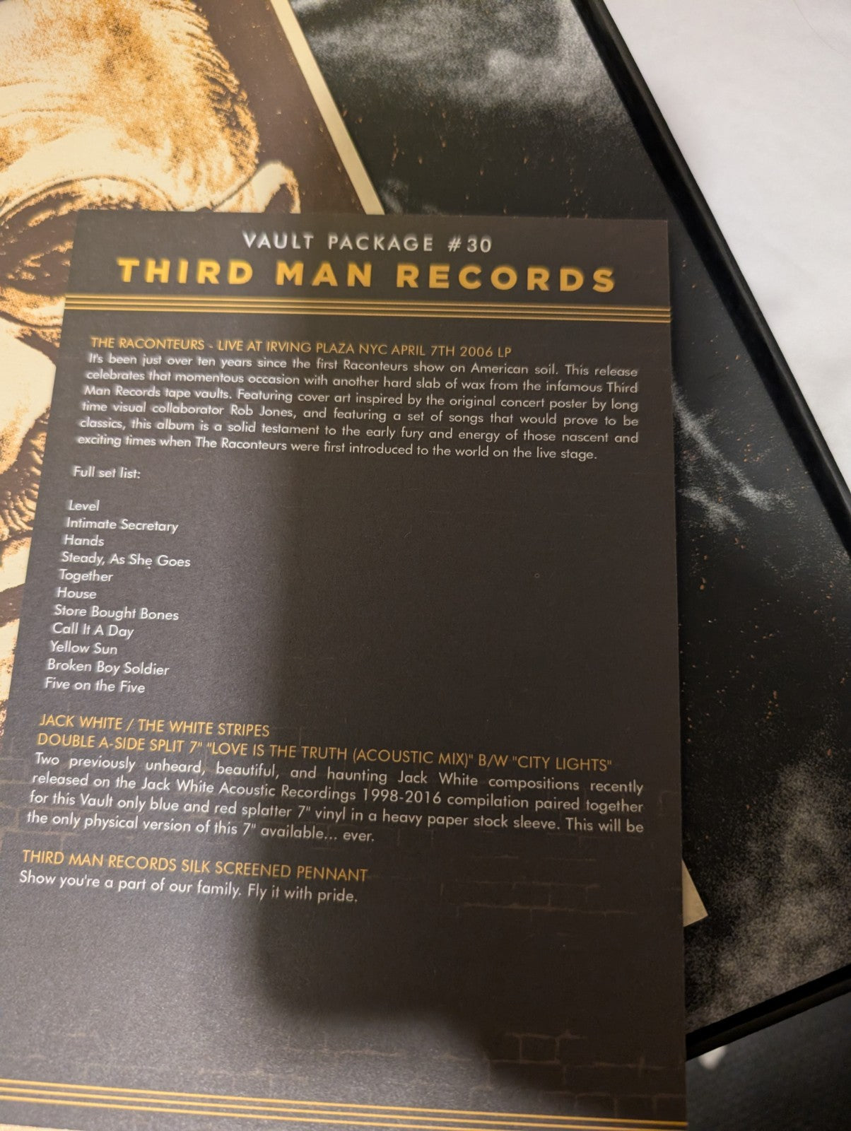 VAULT PACKAGE #30 LIMITED EDITION 2016 BOX SET  Jack White The Kills  Vinylx23