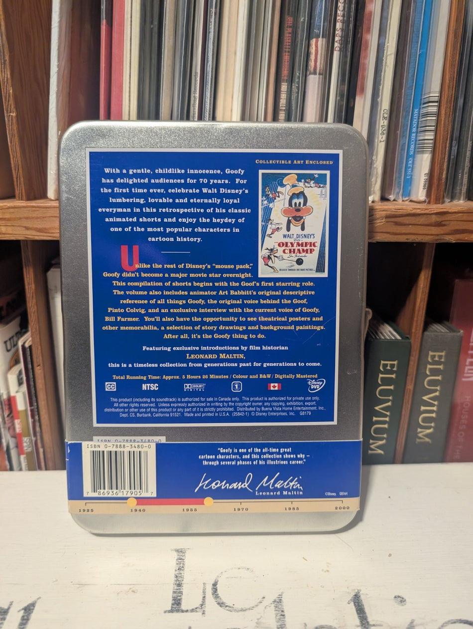WALT DISNEY TREASURES Complete Goofy 1940 1960 DVD 2 Disc SET In NUMBERED TIN !1