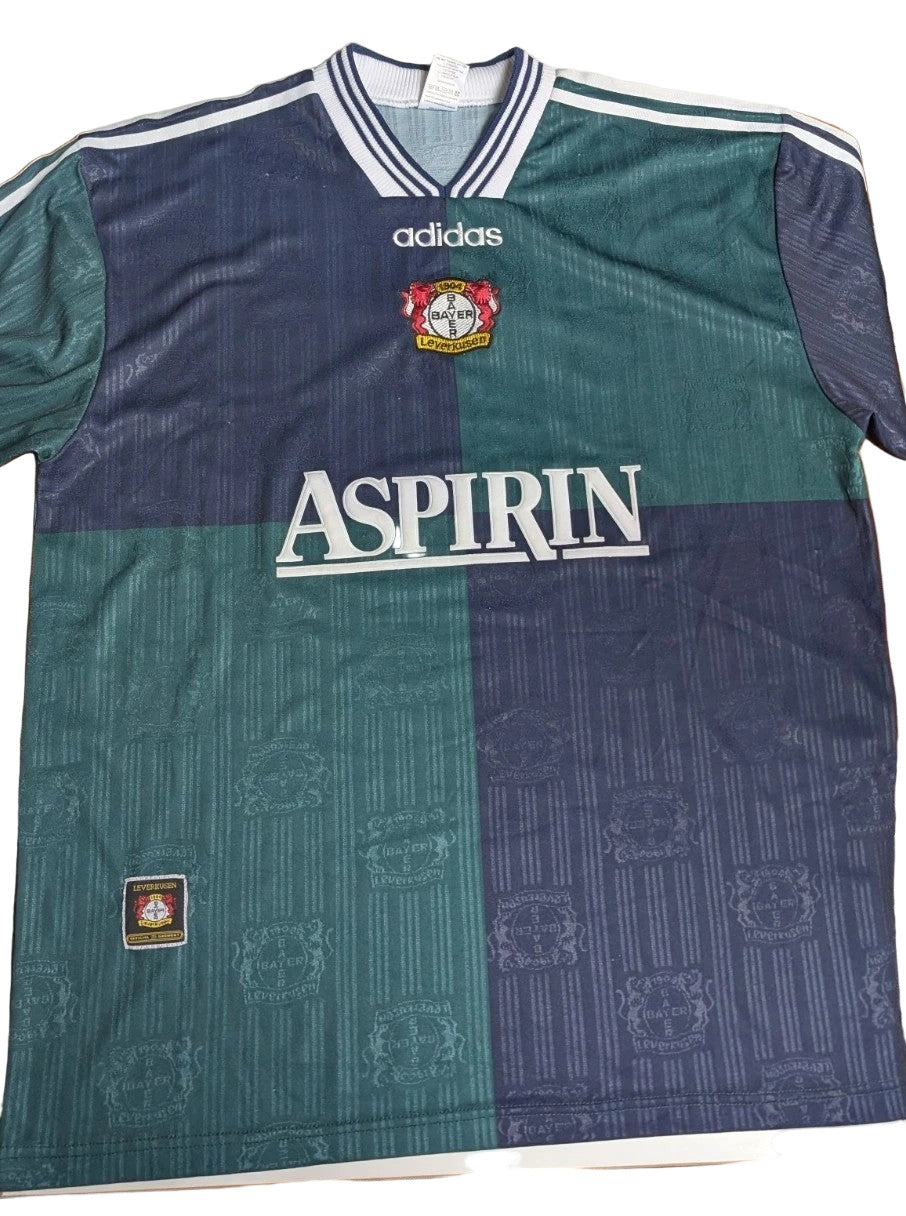Bayer Leverkusen - 1997 1998-  Away Trikot Jersey - Vintage - SzXL