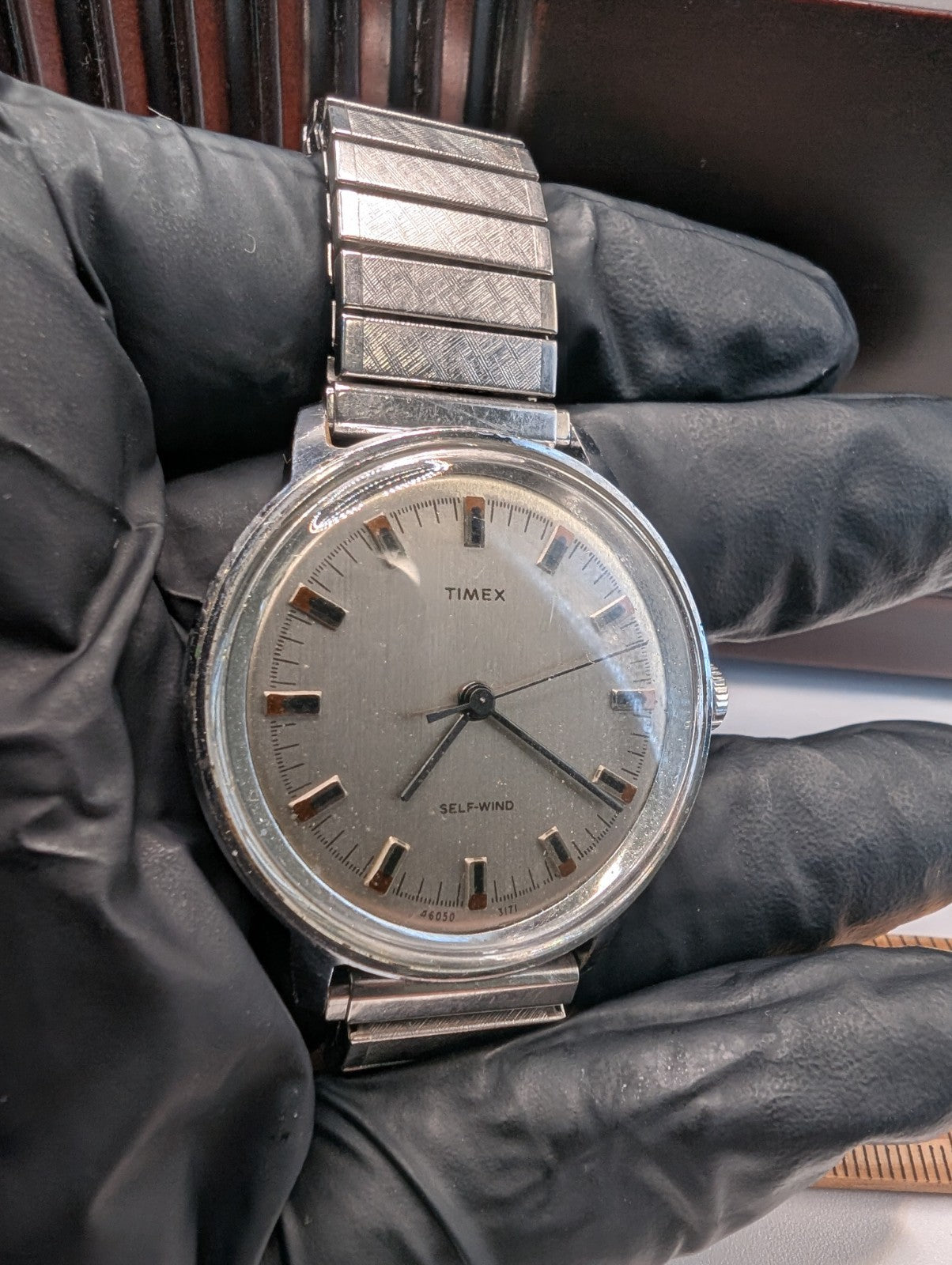 1971 Timex - self wind - Automatic - W/Speidel Watch Band - Works1
