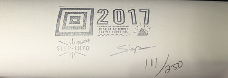 Sigur Ros - Silk Screen Tour 2017 Poster -