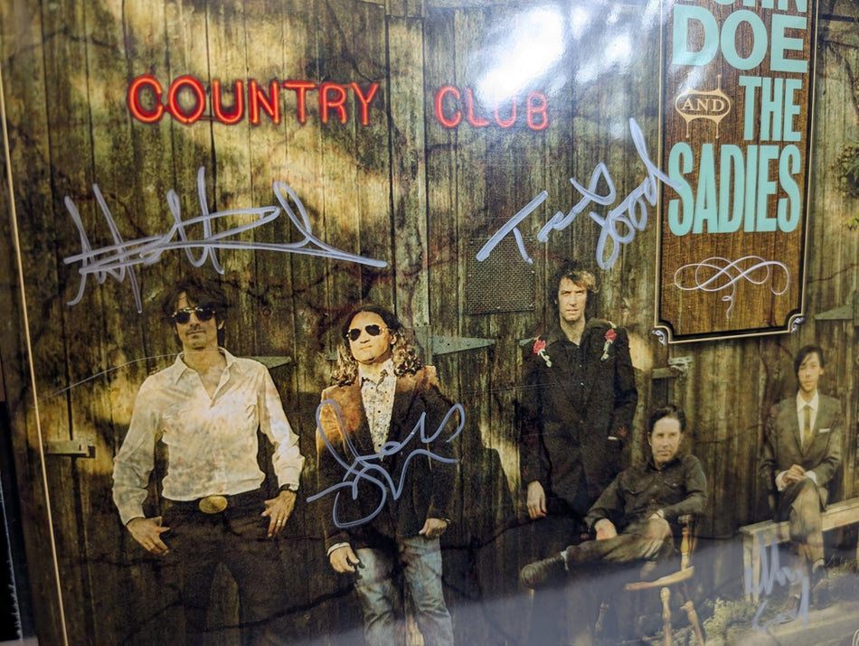John Doe and The Sadies – Country Club LP 2009 US Autographed1