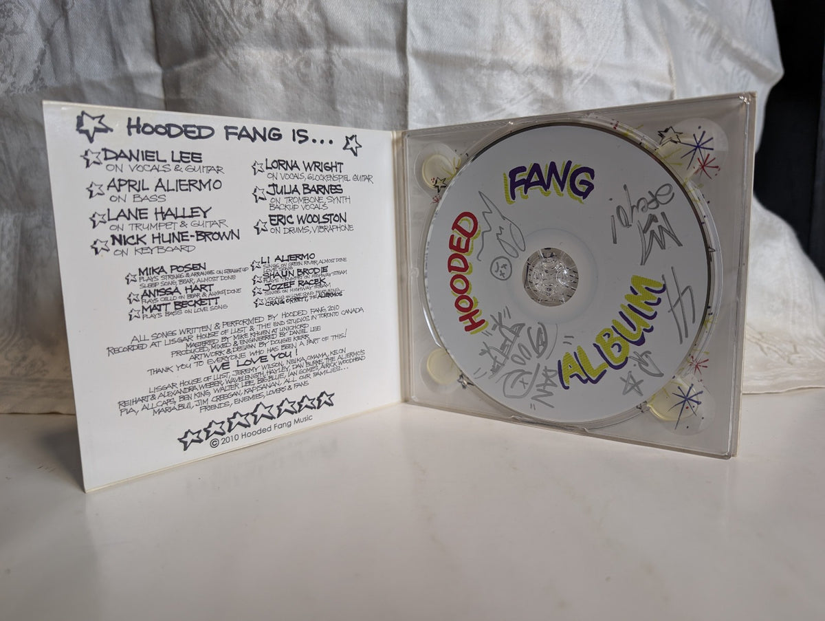 Hooded Fang AlbumHooded Fang2010 – CanadaCD, Album Digipak*autographed*