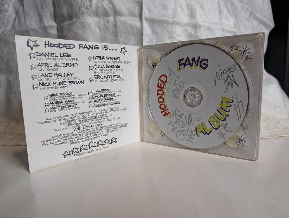 Hooded Fang AlbumHooded Fang2010 – CanadaCD, Album Digipak*autographed*