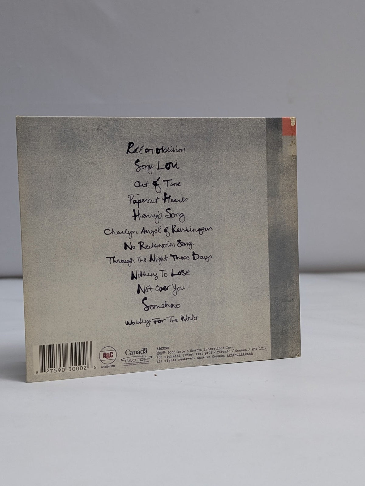 Jason Collett - Heres to Being Here - CD- 2008 - *AUTOGRAPHED*