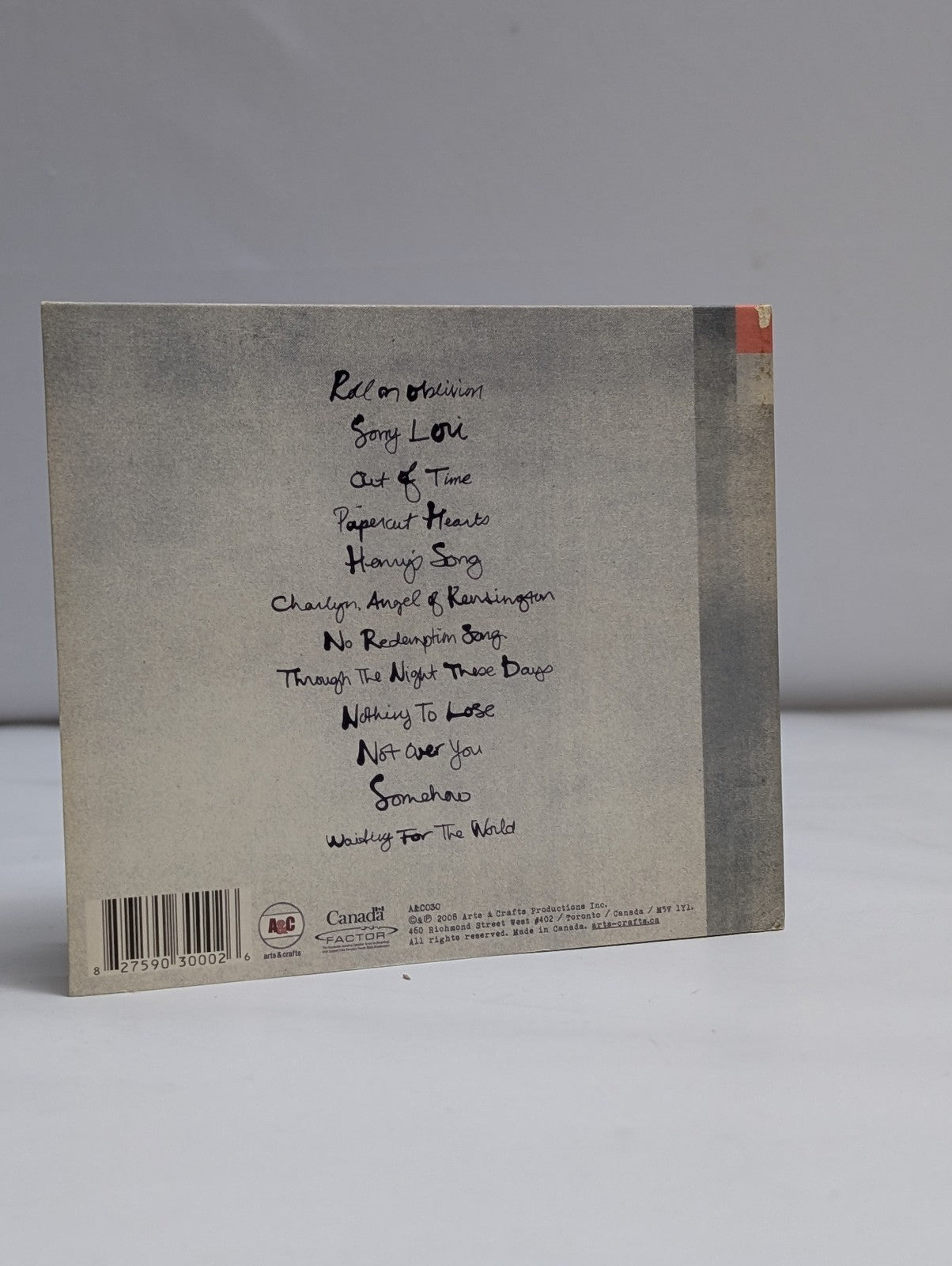 Jason Collett - Heres to Being Here - CD- 2008 - *AUTOGRAPHED*