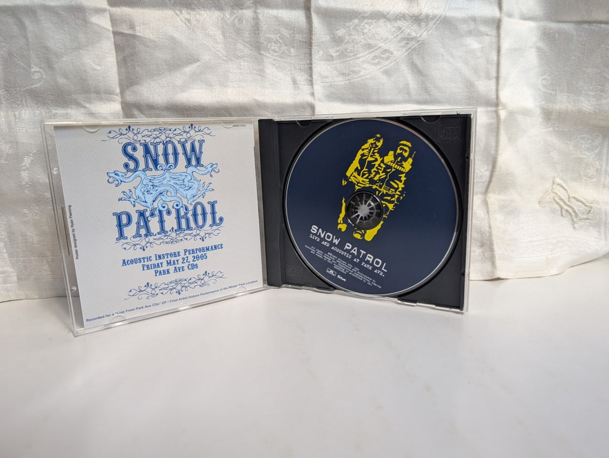 Live and Acoustic at Park Ave. Snow Patrol (Audio CD) Vtg 2005