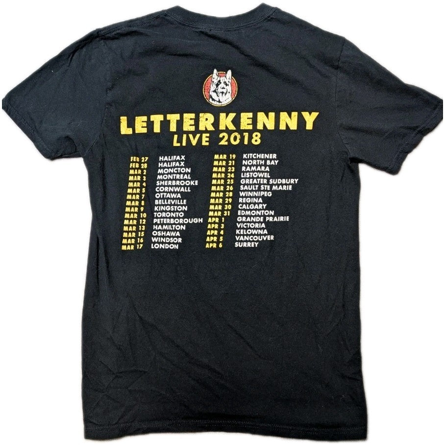 Letterkenny Live  2018 Tour T shirt   Size Small 1