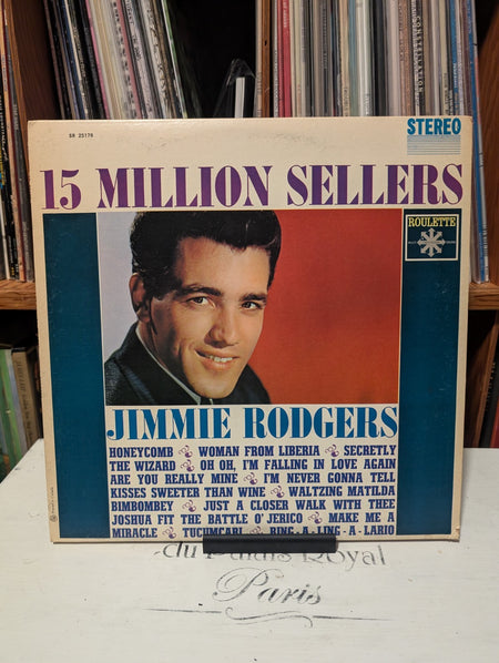 JIMMIE RODGERS 15 Million Sellers 1963 Roulette SR 25179 stereo0
