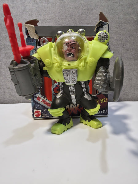 Vtg Street Sharks DR PIRANOID figure  100% original 1994 w missile & Box5