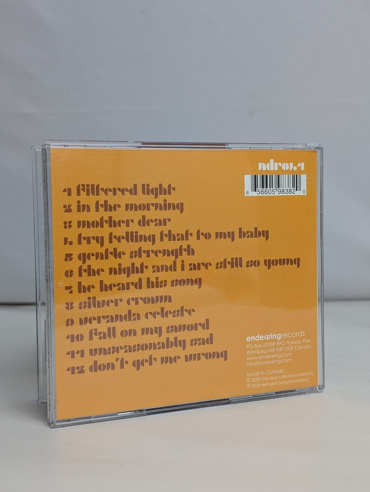 Better WeatherThe Heavy Blinkers2001 – JapanCD, AlbumSyft Records – SYFT-017