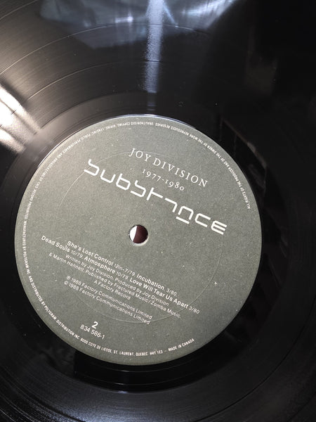 Joy Division - Substance - 12" LP - Canada-834 586-1, 198811