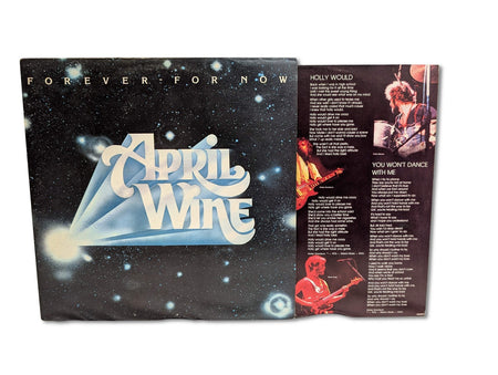 APRIL WINE - FOREVER AND NOW - LP- ALBUM- 1977 - #AQR511 - OG INSERTS