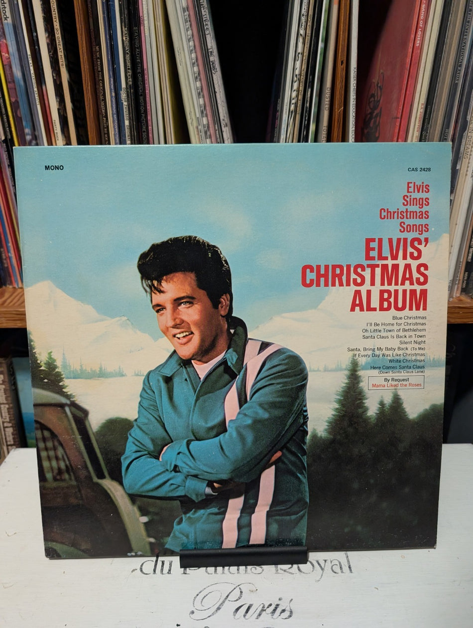 Elvis' Christmas Album Vinyl LP 1970 CAS 2428 Mono Sleeve/Stereo LP Misprint 0