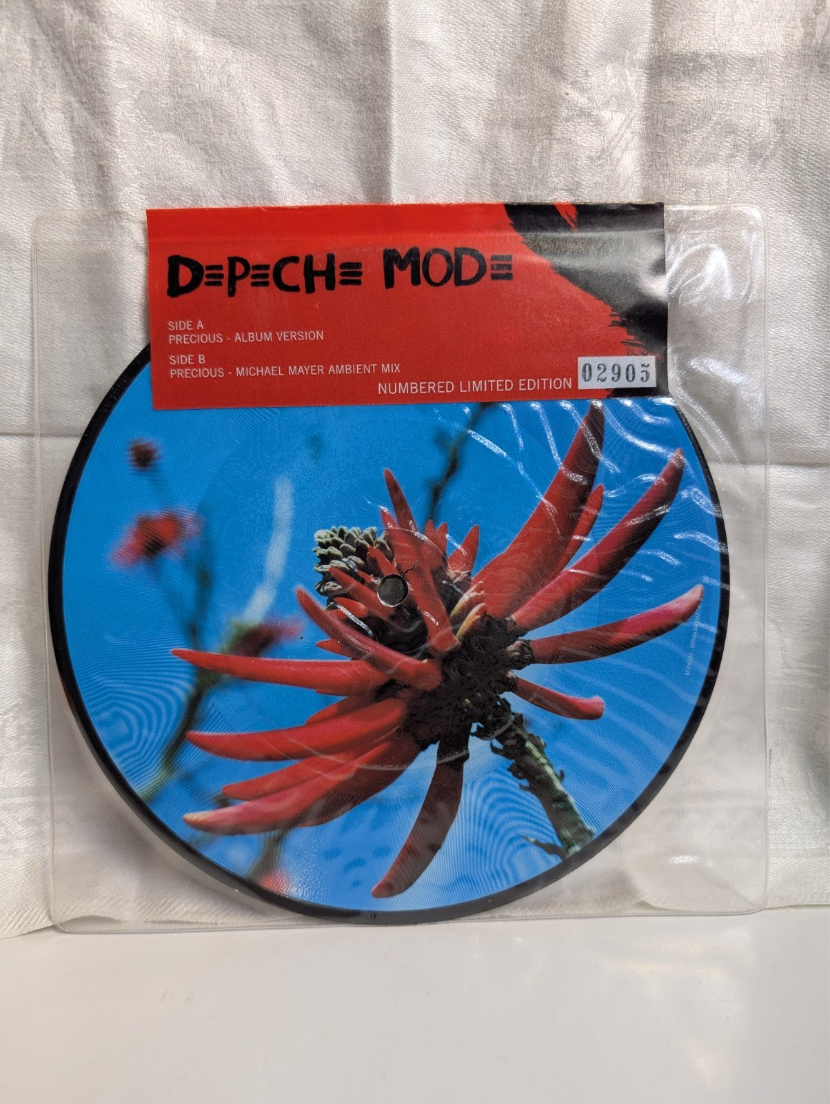 DEPECHE MODE - PRECIOUS - 7" RECORD - LMTD PICTURE DISC *FACTORY SEALED* LTD #'D