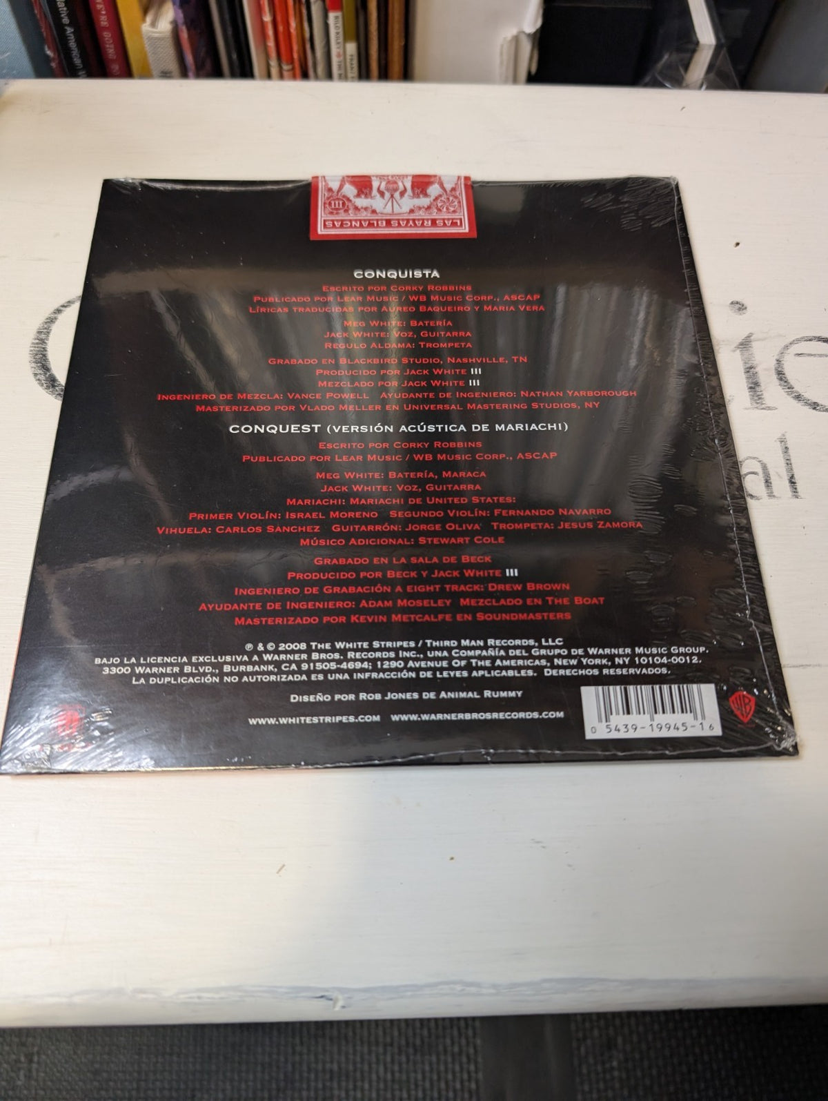 The White Stripes   Conquista (7", Single) (Mint (M))   3300364548   Record1