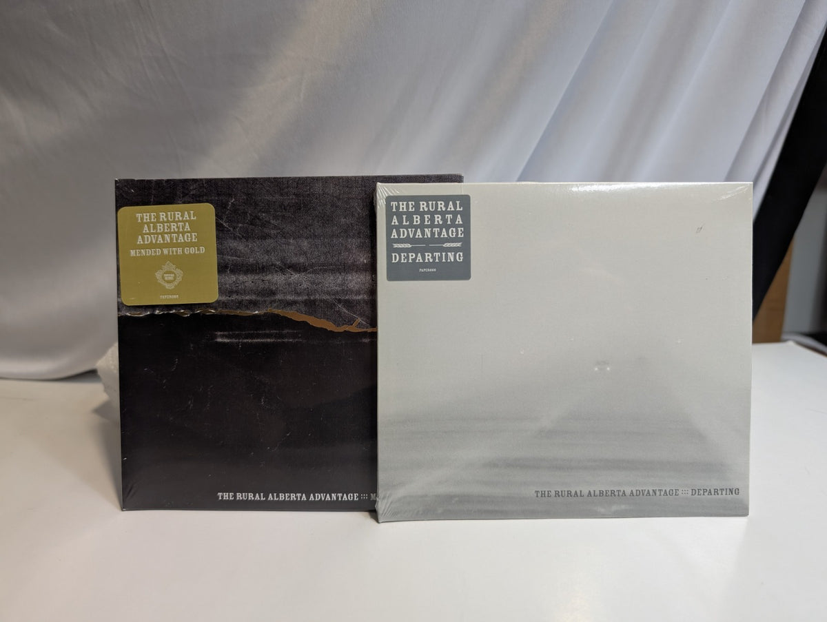THE RURAL ALBERTA ADVANTAGE    MENDED WITH GOLD + DEPARTING  CD   NEW1