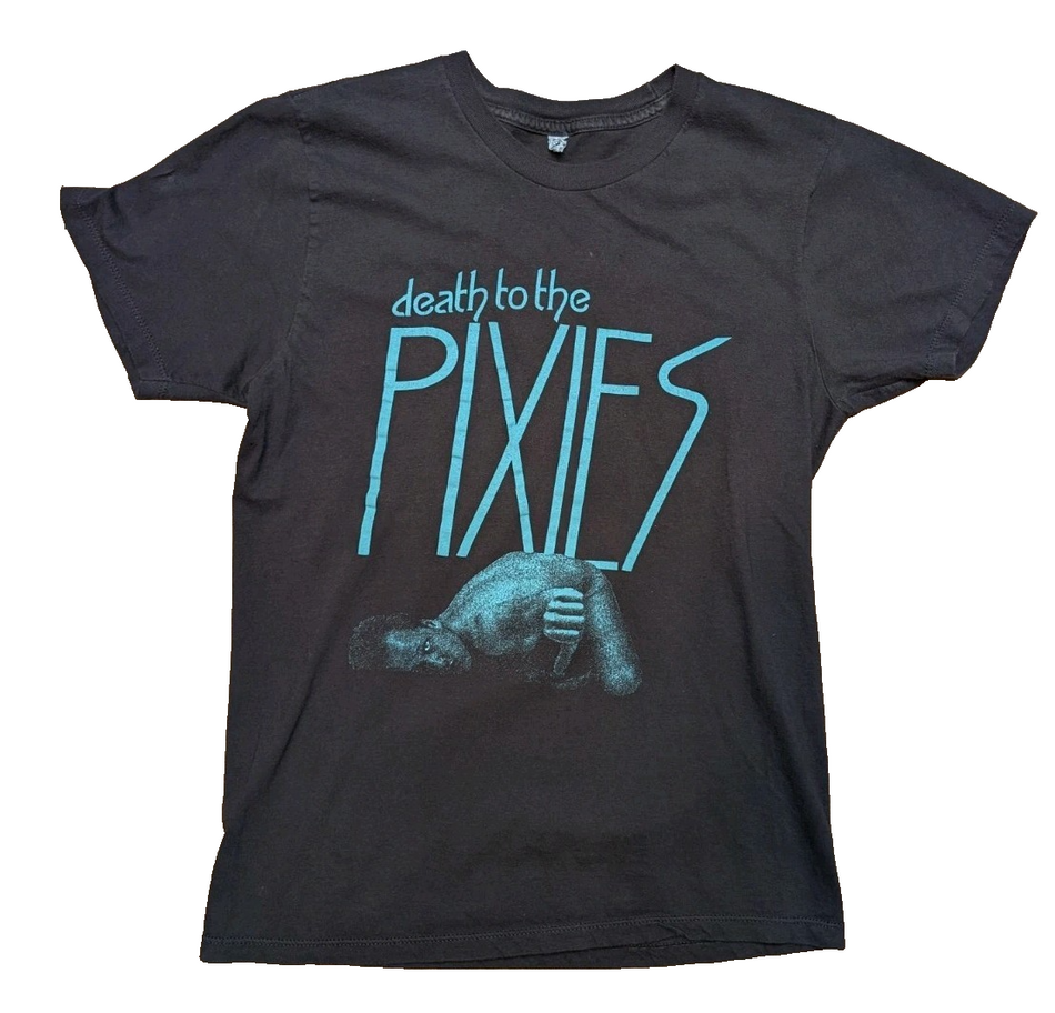 Death to the Pixies   Vintage 90's Band Tshirt SzS   Blue/Brown0