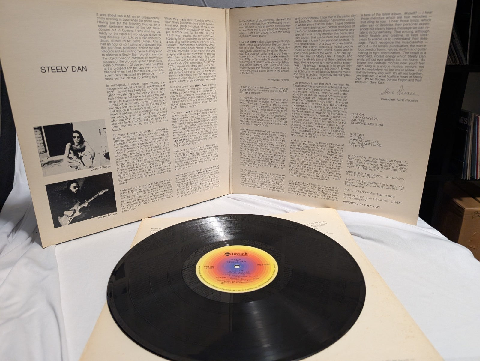 STEELY DAN - AJA -CAD PRESSING W/ OG SLEEVE