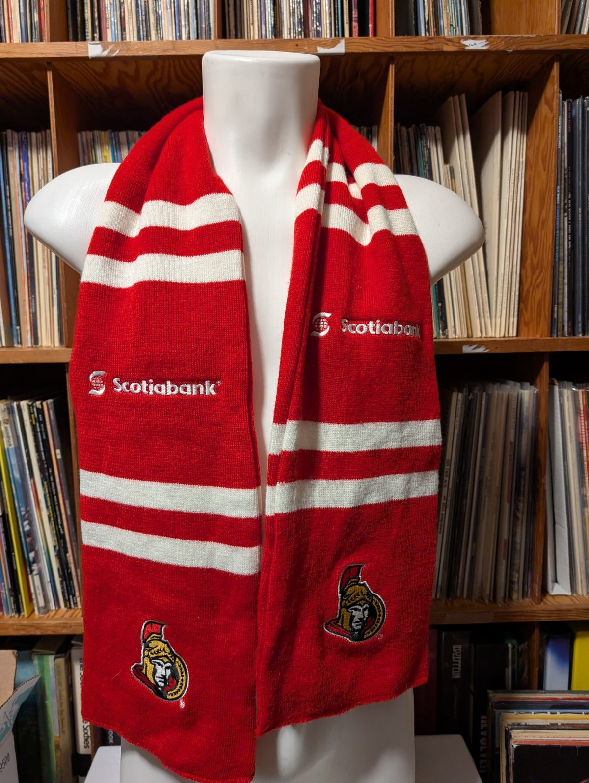 OTTAWA SENATORS STADIUM GIVEAWAY SCARF SCOTIABANK NHL 0