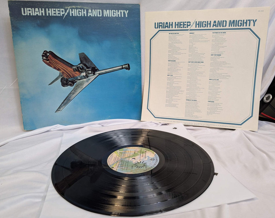 URIAH HEEP - HIGH AND MIGHTY -LP - CAN-1976 #BS 2949