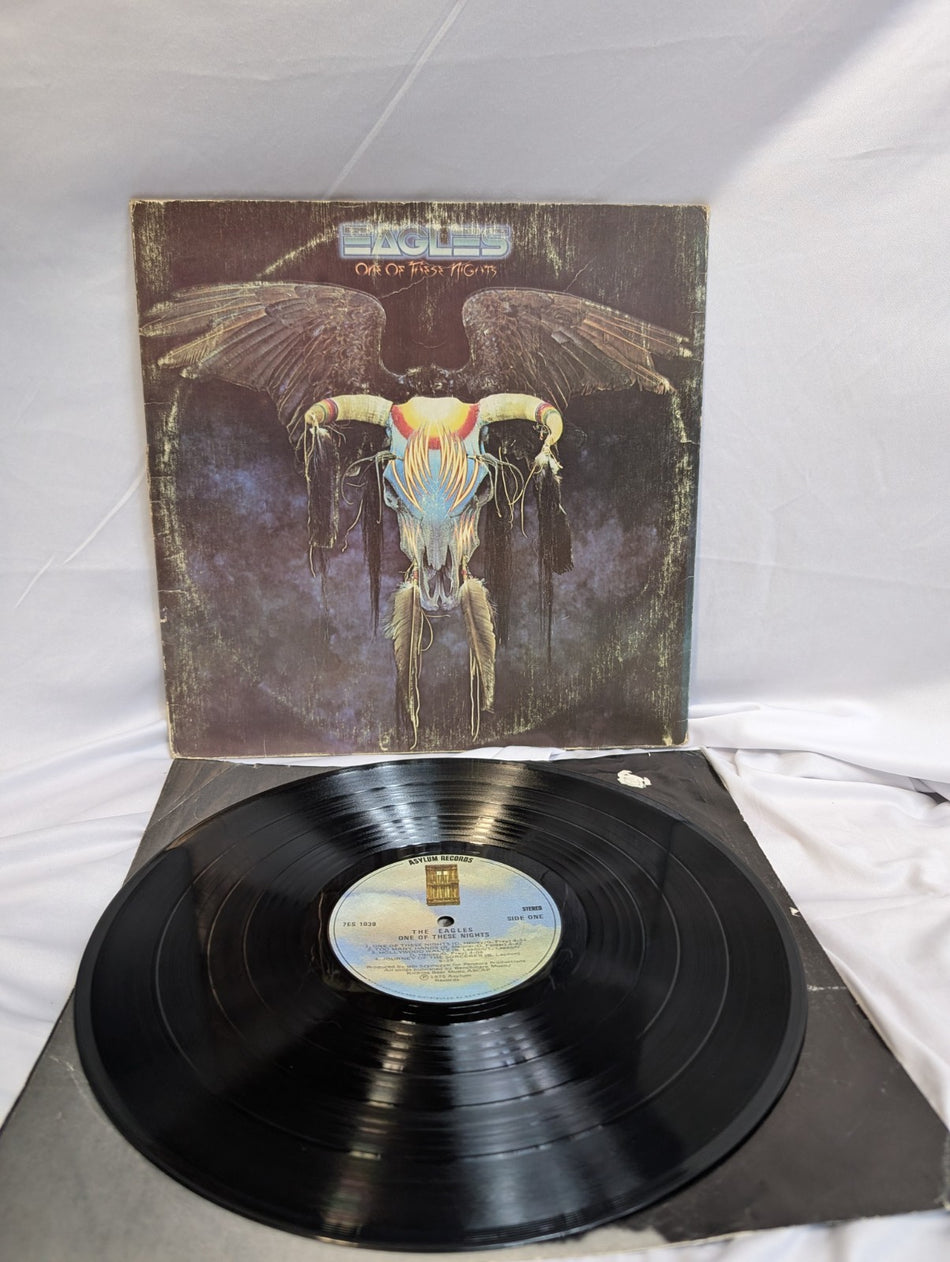 EAGLES - ONE OF THESE NIGHTS- TEXTURED JACKET - LP - 1975 - #7ES-1039