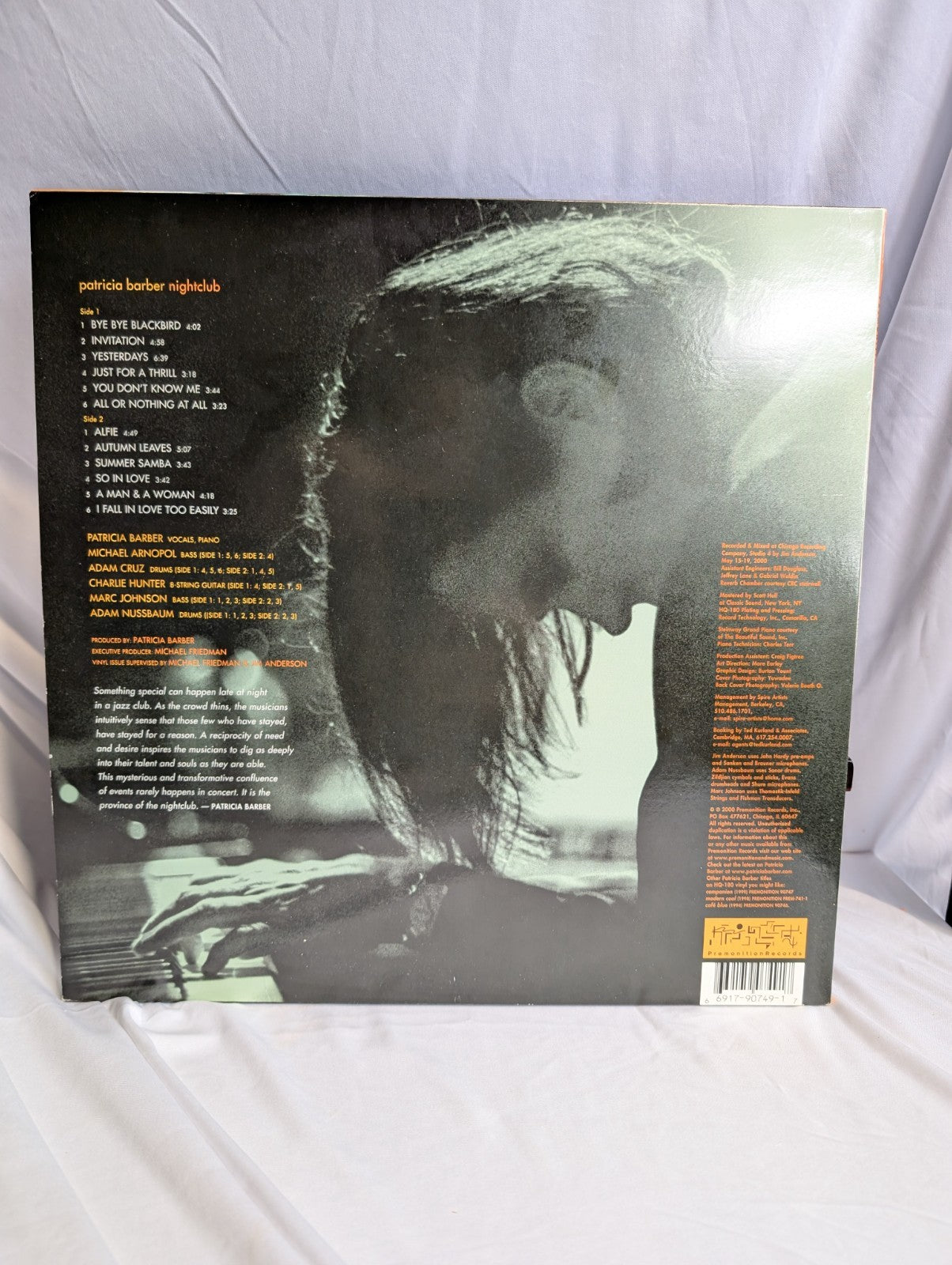 PATRICIA BARBER - NIGHTCLUB - LP,HQ,180G / 90749