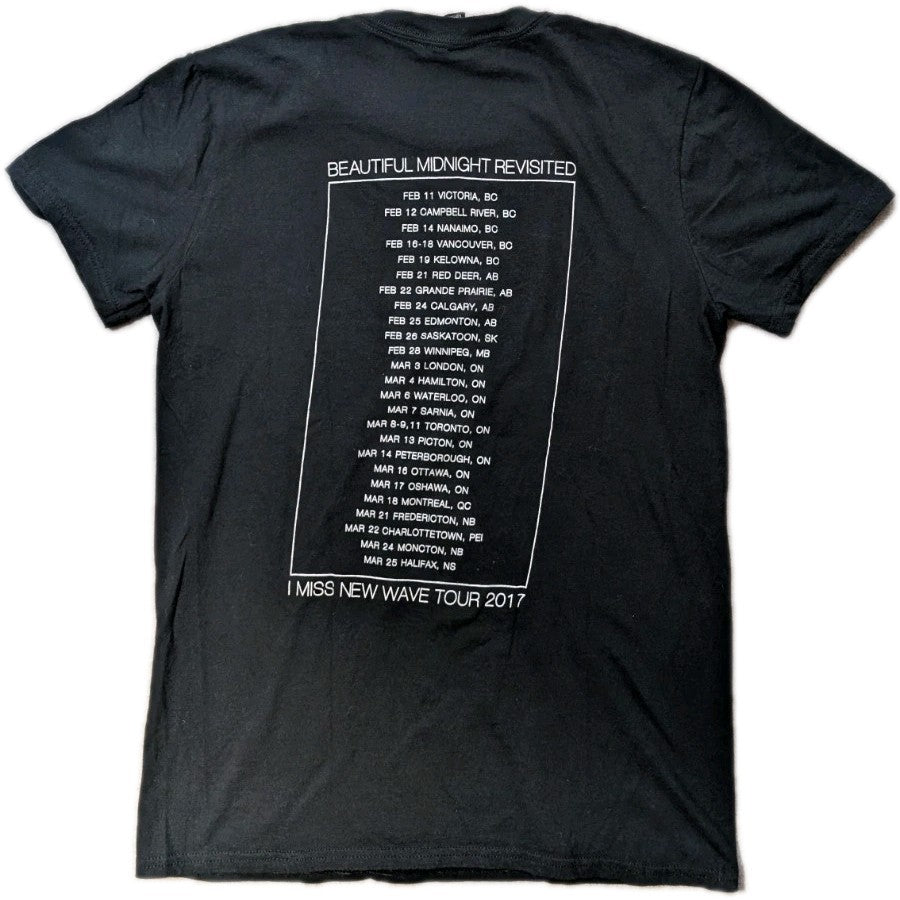 Matthew Good  I Miss New Wave  Beautiful Midnight  2017 Tour Tshirt   Size Small1